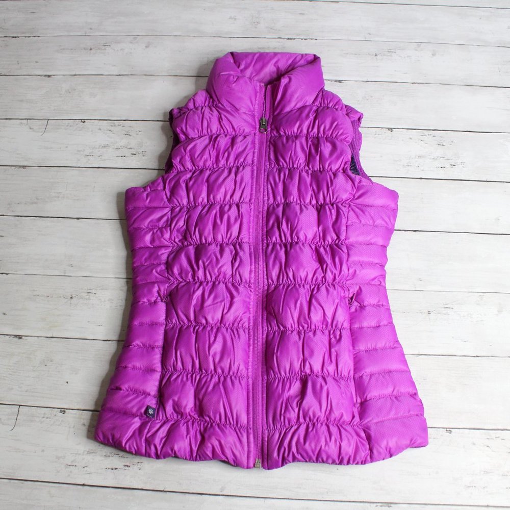 Athleta Womens Sleeveless Winter Jacket Vest Size XXS Down Quilted Puffer